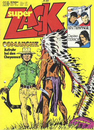 Cover for Zack (Koralle, 1972 series) #11/1976