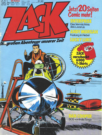 Cover for Zack (Koralle, 1972 series) #14/1976