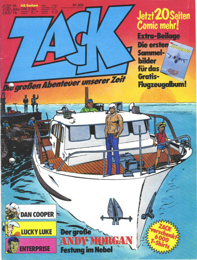 Cover for Zack (Koralle, 1972 series) #15/1976
