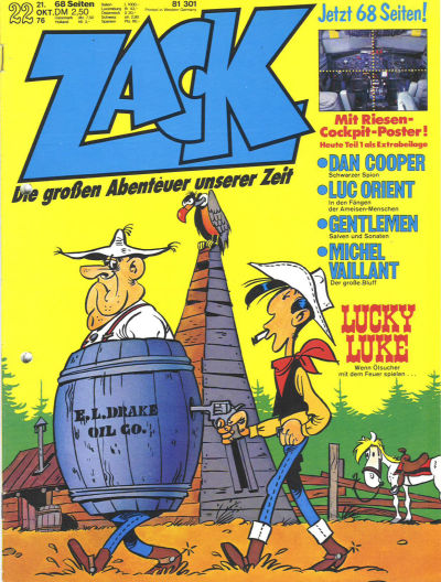 Cover for Zack (Koralle, 1972 series) #22/1976