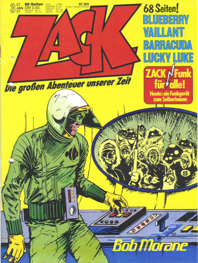 Cover for Zack (Koralle, 1972 series) #3/1977