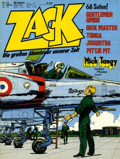 Cover for Zack (Koralle, 1972 series) #7/1977
