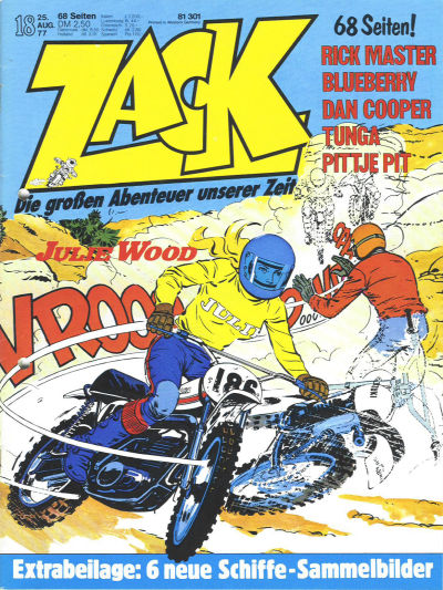 Cover for Zack (Koralle, 1972 series) #18/1977
