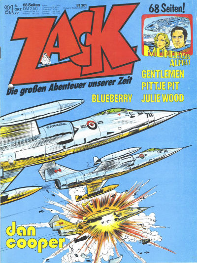 Cover for Zack (Koralle, 1972 series) #21/1977