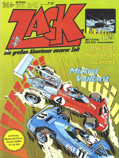 Cover for Zack (Koralle, 1972 series) #24/1977