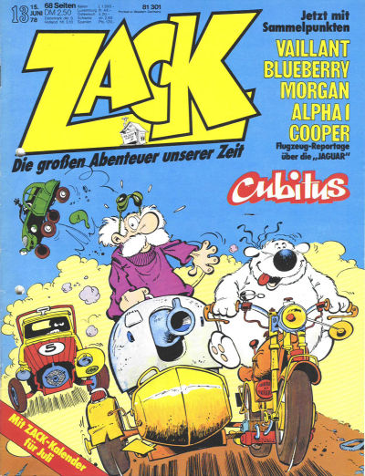 Cover for Zack (Koralle, 1972 series) #13/1978