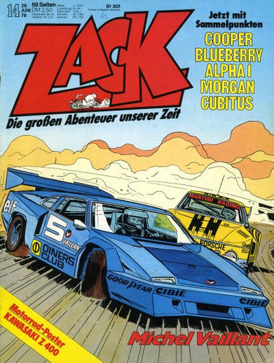 Cover for Zack (Koralle, 1972 series) #14/1978