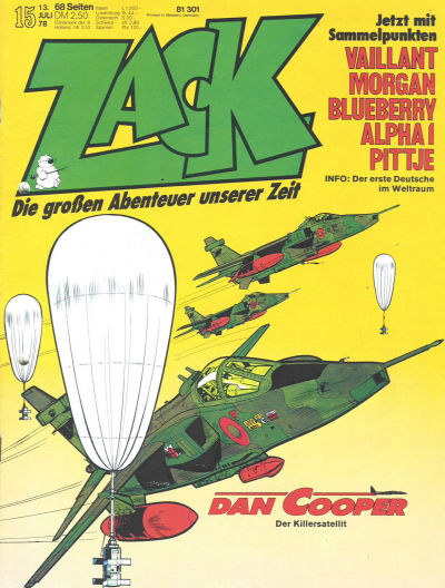 Cover for Zack (Koralle, 1972 series) #15/1978