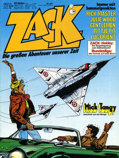 Cover for Zack (Koralle, 1972 series) #17/1978