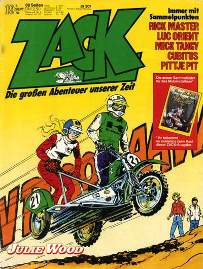 Cover for Zack (Koralle, 1972 series) #19/1978