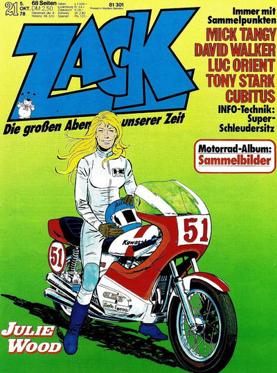 Cover for Zack (Koralle, 1972 series) #21/1978