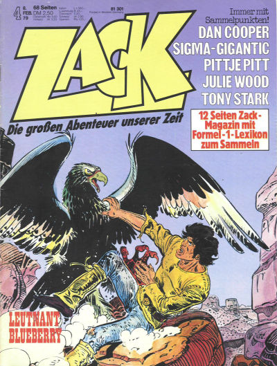 Cover for Zack (Koralle, 1972 series) #4/1979