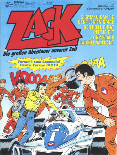 Cover for Zack (Koralle, 1972 series) #8/1979
