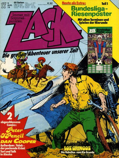 Cover for Zack (Koralle, 1972 series) #17/1979