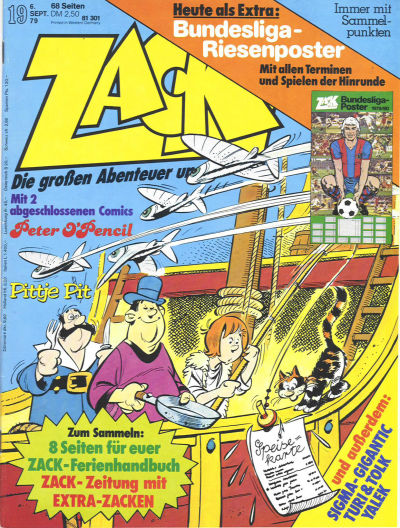 Cover for Zack (Koralle, 1972 series) #19/1979