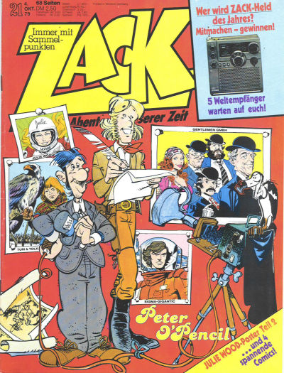 Cover for Zack (Koralle, 1972 series) #21/1979