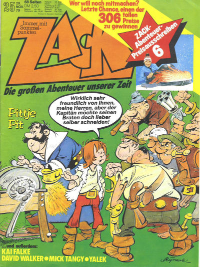 Cover for Zack (Koralle, 1972 series) #25/1979