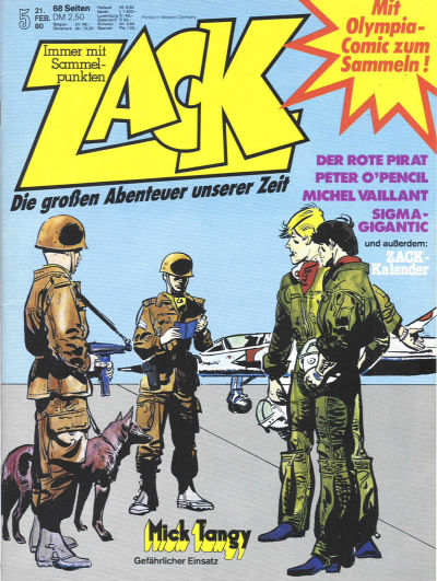Cover for Zack (Koralle, 1972 series) #5/1980