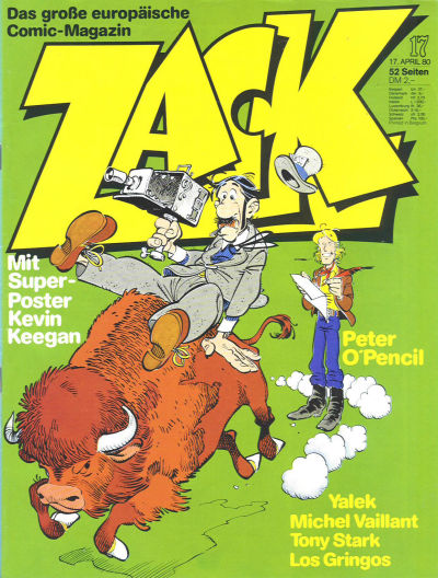 Cover for Zack (Koralle, 1972 series) #17/1980