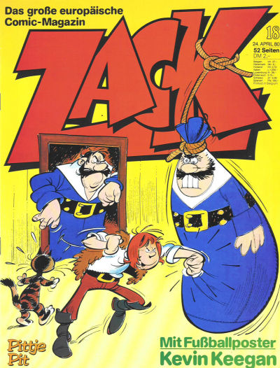 Cover for Zack (Koralle, 1972 series) #18/1980