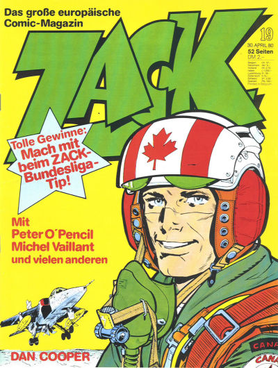 Cover for Zack (Koralle, 1972 series) #19/1980