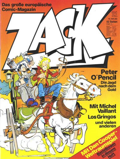 Cover for Zack (Koralle, 1972 series) #21/1980