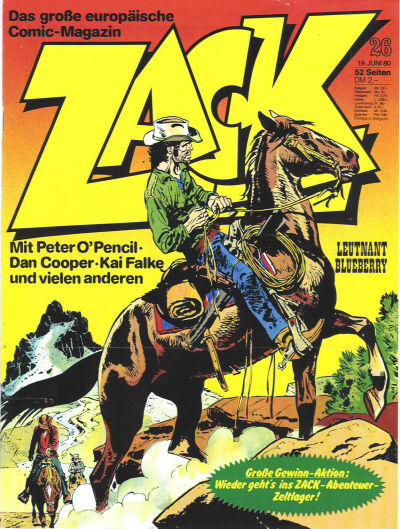 Cover for Zack (Koralle, 1972 series) #26/1980