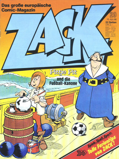 Cover for Zack (Koralle, 1972 series) #29/1980