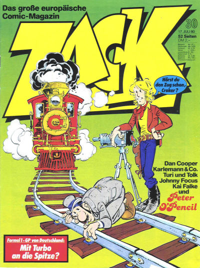 Cover for Zack (Koralle, 1972 series) #30/1980