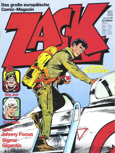 Cover for Zack (Koralle, 1972 series) #31/1980