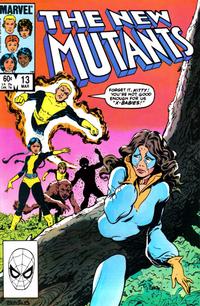 Cover for The New Mutants (Marvel, 1983 series) #13 [Direct]