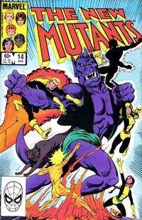 Cover for The New Mutants (Marvel, 1983 series) #14 [Direct]