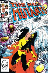 Cover Thumbnail for The New Mutants (Marvel, 1983 series) #15 [Direct]