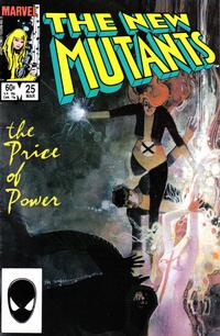 Cover Thumbnail for The New Mutants (Marvel, 1983 series) #25 [Direct]