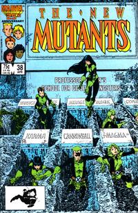 Cover Thumbnail for The New Mutants (Marvel, 1983 series) #38 [Direct]