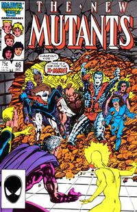 Cover for The New Mutants (Marvel, 1983 series) #46