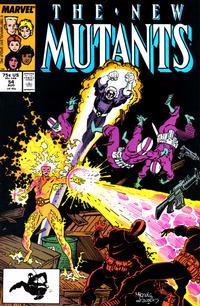 Cover Thumbnail for The New Mutants (Marvel, 1983 series) #54 [Direct]