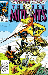 Cover Thumbnail for The New Mutants (Marvel, 1983 series) #61 [Direct]