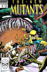Cover Thumbnail for The New Mutants (Marvel, 1983 series) #70 [Direct]