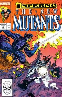 Cover Thumbnail for The New Mutants (Marvel, 1983 series) #71 [Direct]