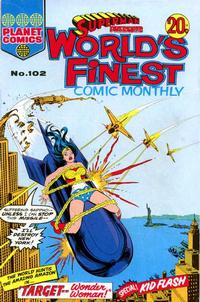 Cover Thumbnail for Superman Presents World's Finest Comic Monthly (K. G. Murray, 1965 series) #102