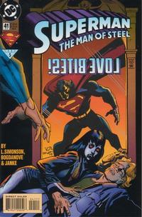 Cover for Superman: The Man of Steel (DC, 1991 series) #41 [Direct Sales]