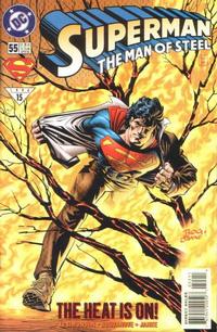 Cover for Superman: The Man of Steel (DC, 1991 series) #55 [Direct Sales]