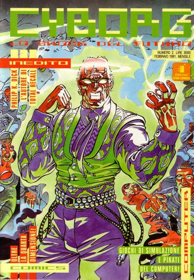 Cover for Cyborg (Edizioni Star Comics, 1991 series) #2
