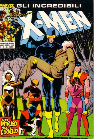 Cover for Gli Incredibili X-Men (Edizioni Star Comics, 1990 series) #2