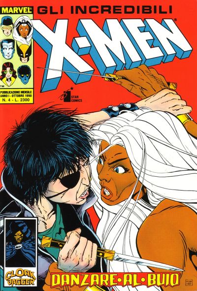 Cover for Gli Incredibili X-Men (Edizioni Star Comics, 1990 series) #4