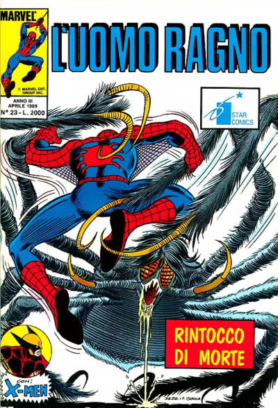 Cover for L'Uomo Ragno (Edizioni Star Comics, 1987 series) #23