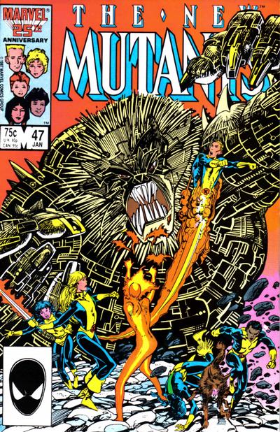 Cover for The New Mutants (Marvel, 1983 series) #47 [Direct]