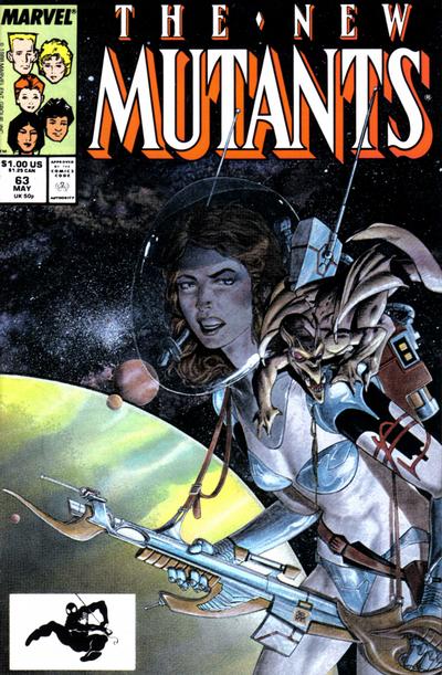 Cover for The New Mutants (Marvel, 1983 series) #63 [Direct]