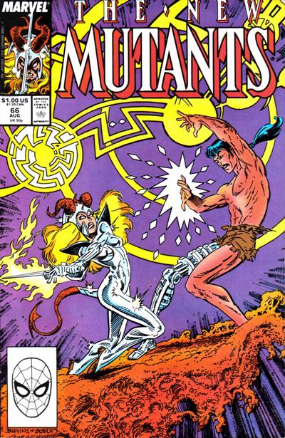 Cover for The New Mutants (Marvel, 1983 series) #66 [Direct]